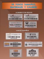 Placas y lectores para código de barras